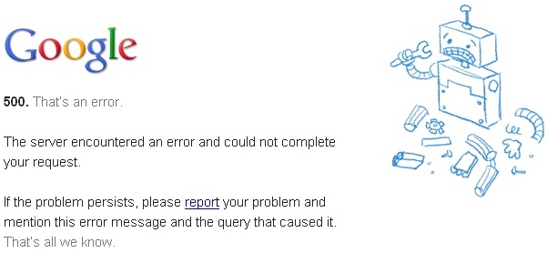 Google Error 500 google error 500 Google Error 500