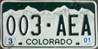 Standard Plate, current issue, Passenger 2001