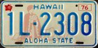 Aloha State, ältere Ausgabe, PKW 1976