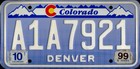 Denim Plate (Denver), Passenger 1999