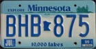 Explore Minnesota - 10.000 lakes, current issue, Passenger 1996