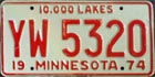 10.000 lakes, older issue, 1974