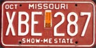 Show-Me State, older issue, Passenger 1985