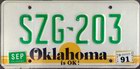 Oklahoma is OK!, ältere Ausgabe, PKW 1991