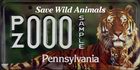 Save Wild Animals - Pennsylvania Zoo, Demo-Schild