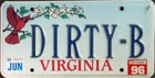 Heritage Plate, personalized, Passenger 1994