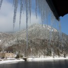 Eiszapfen am Cafe Seestüberl