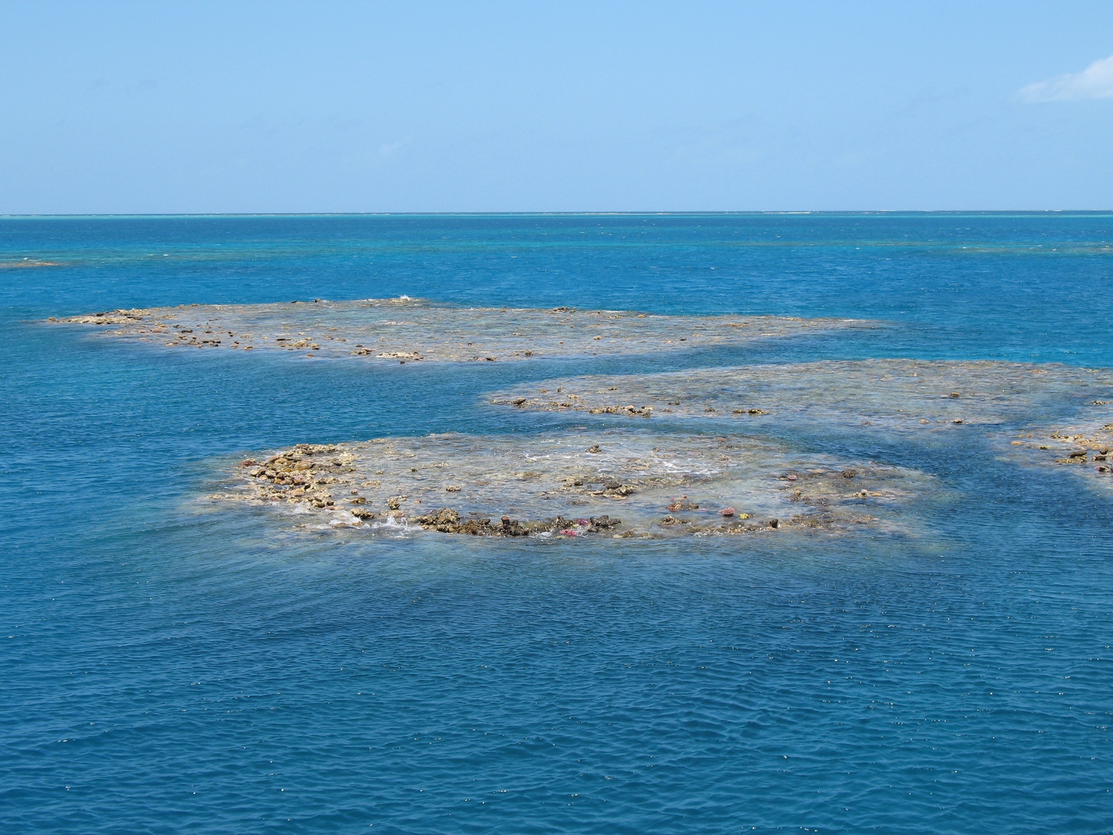 Das Moore Reef von oben