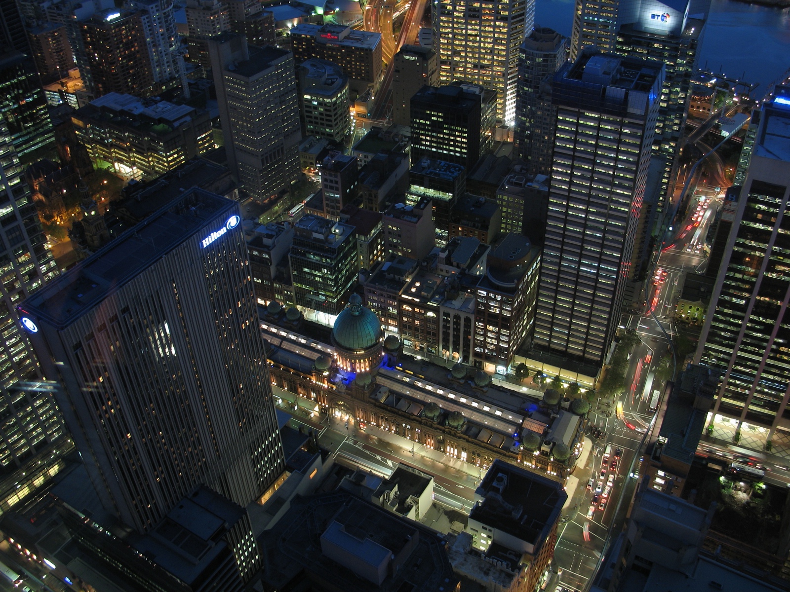 Sydney - Queen Victoria Building vom Sydney Tower