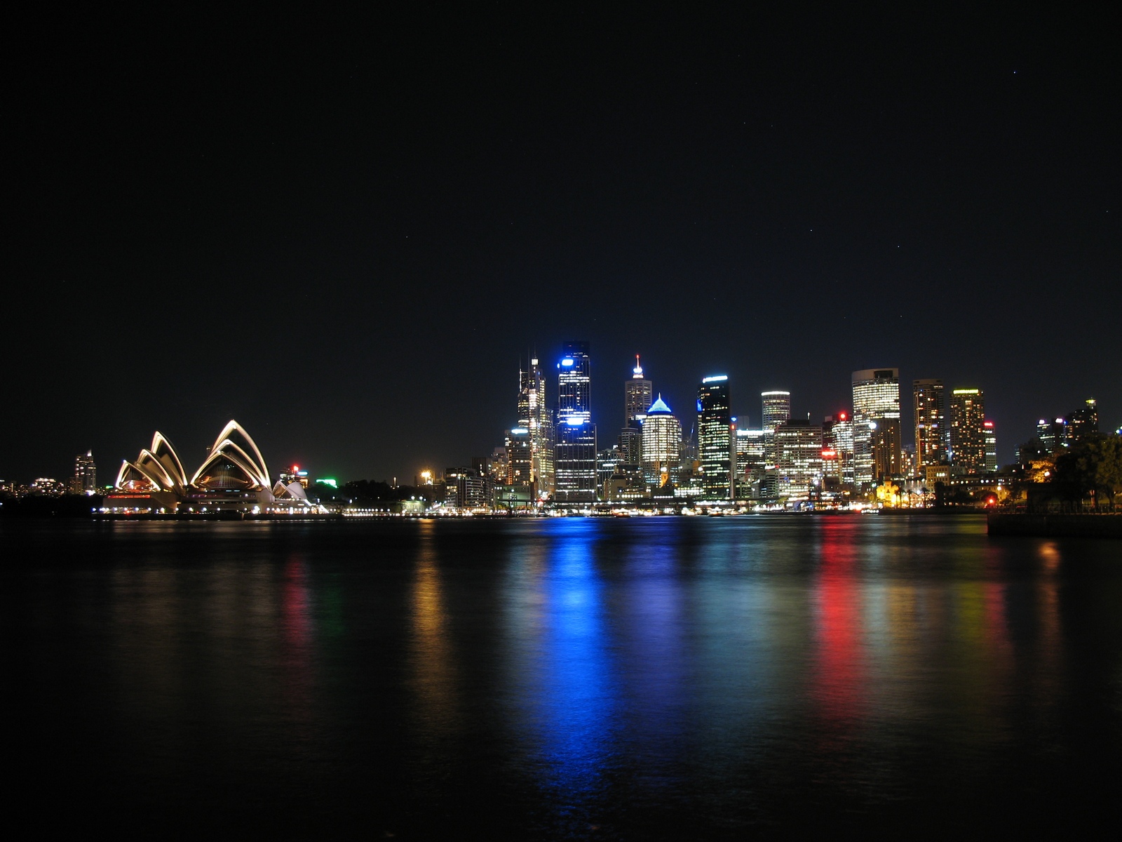 Sydney Skyline bei Nacht