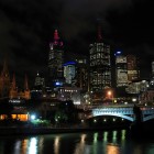Melbourne bei Nacht