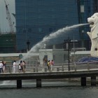 Das Wahrzeichen von Singapur