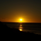 Sonnenuntergang an der Nordspitze von Cape Range (bei Exmouth)