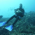 Martin taucht am Ningaloo Reef