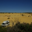 unser Camper mitten in den Pinnacles