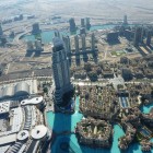 Blick von der Aussichtsplattform des Burj Khalifa