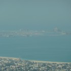 Blick Richtung "The Palm, Jumeirah" von der Aussichtsplattform des Burj Khalifa