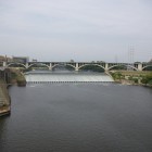 Der Mississippi in Downtown Minneapolis