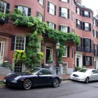 Stuttgarter Autos in Beacon Hill (Boston)