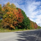 Indian Summer Idylle am US Highway Number One in Maine